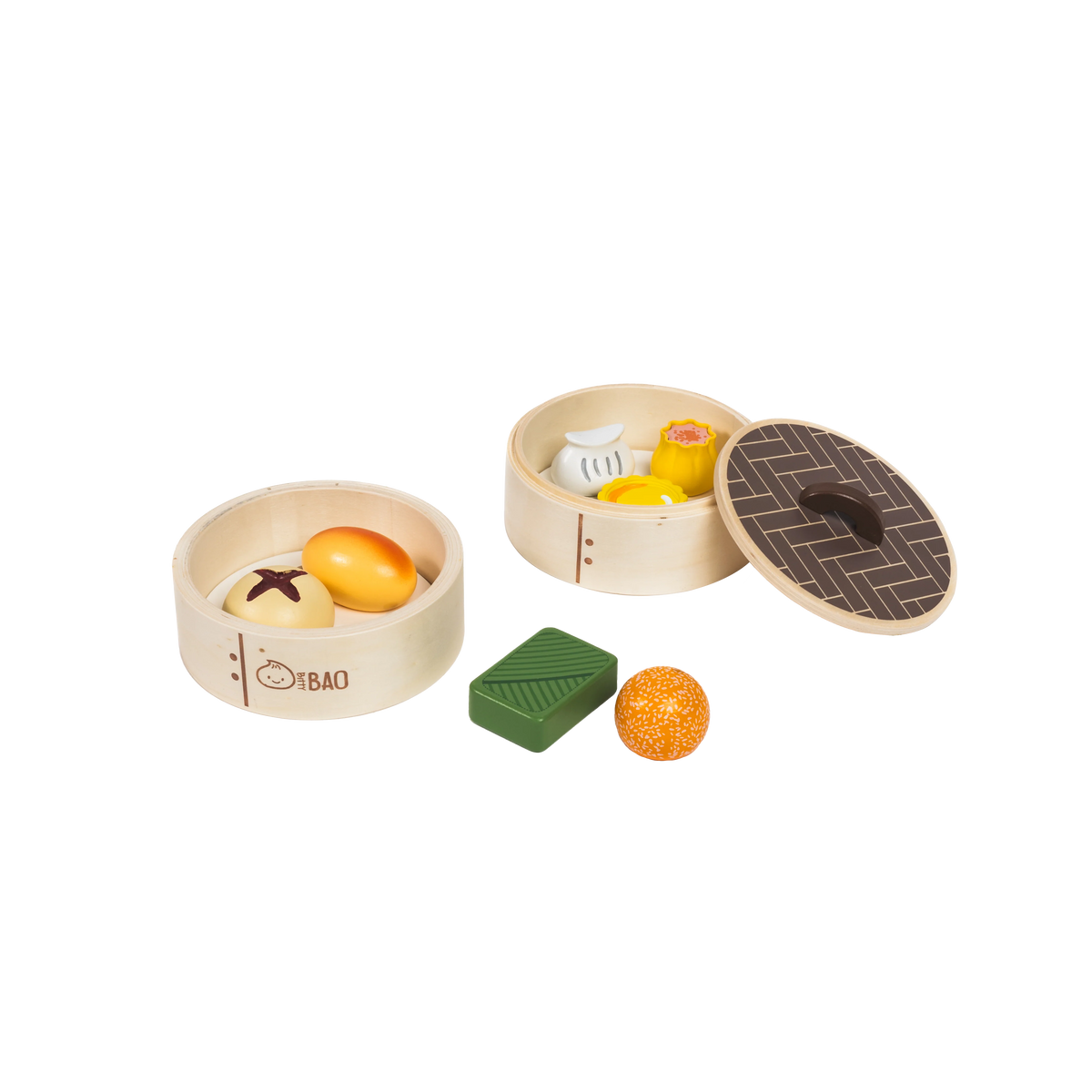PREORDER Bitty Bao Wooden Dim Sum Toy Set
