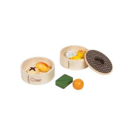 PREORDER Bitty Bao Wooden Dim Sum Toy Set
