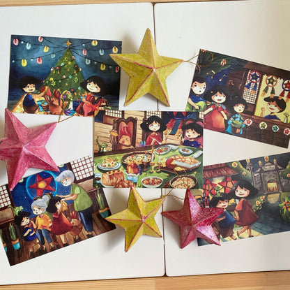 Paskong Pilipino Postcards (set of 5)