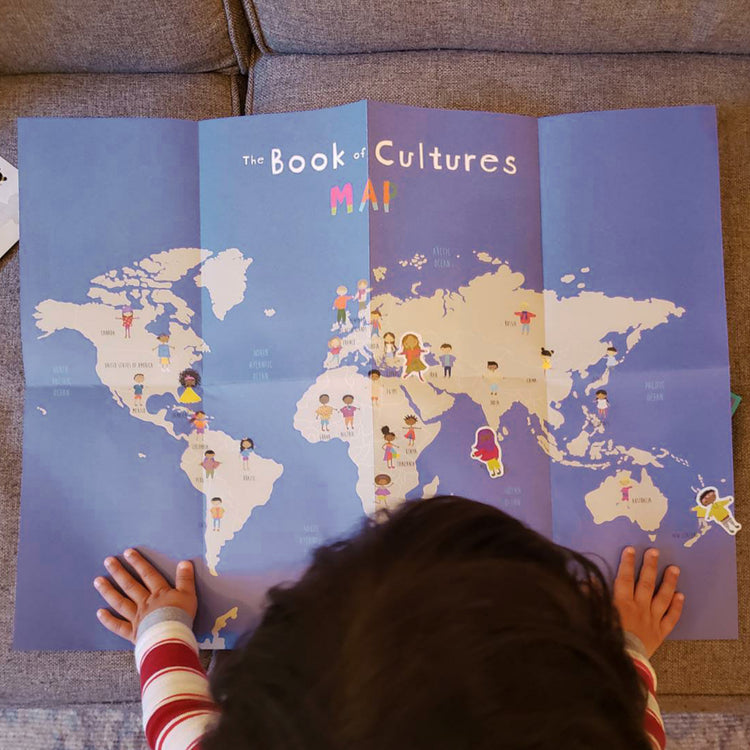 The Book of Cultures (with stickers and map)