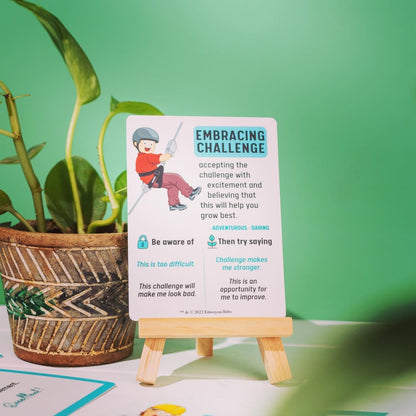 Growth Mindset Cards - "I Can Train My Brain" Values and Praise Cards
