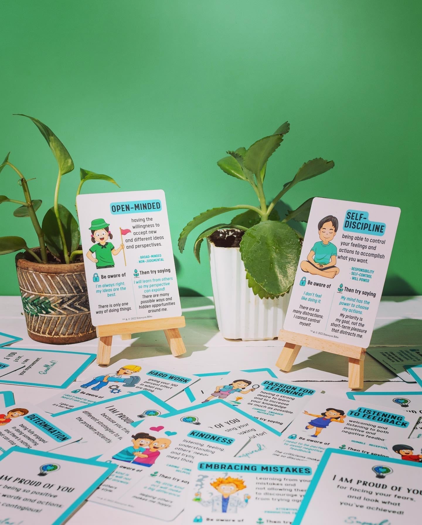 Growth Mindset Cards - "I Can Train My Brain" Values and Praise Cards